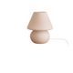 Vintage opal glass lamp – Murano style