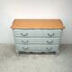 Vintage cherry wood commode refurbished