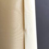 Glass floor lamp with large off-white shade 1960s