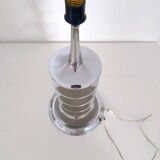 Lampe space age chromée