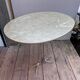 Sculptural table Traccia Merret Oppenheim silver edition Cassina