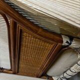 Rattan headboard