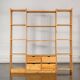 Large pine bookshelf