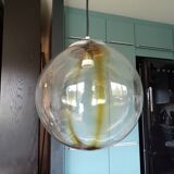 Suspension globe verre soufflé Ø30cm