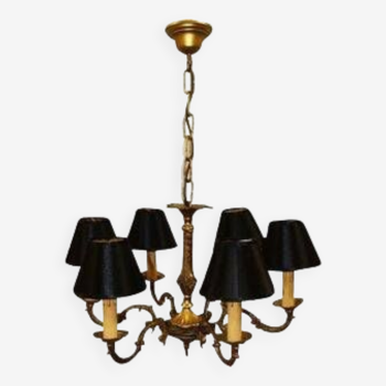 Louis XV style chandelier.