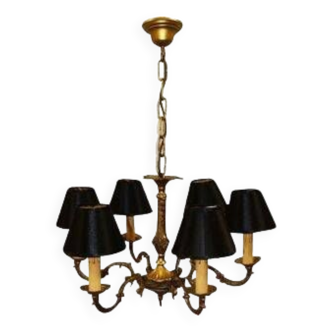 Louis XV style chandelier.