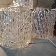 Tulipe en verre moulé