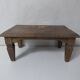 old small wooden bench step