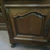 Buffet in solid oak 2 body in oak marked with light wood