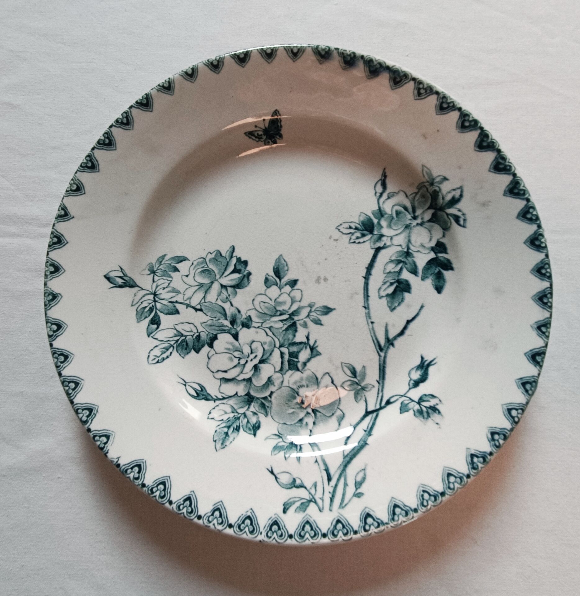 Antique plate