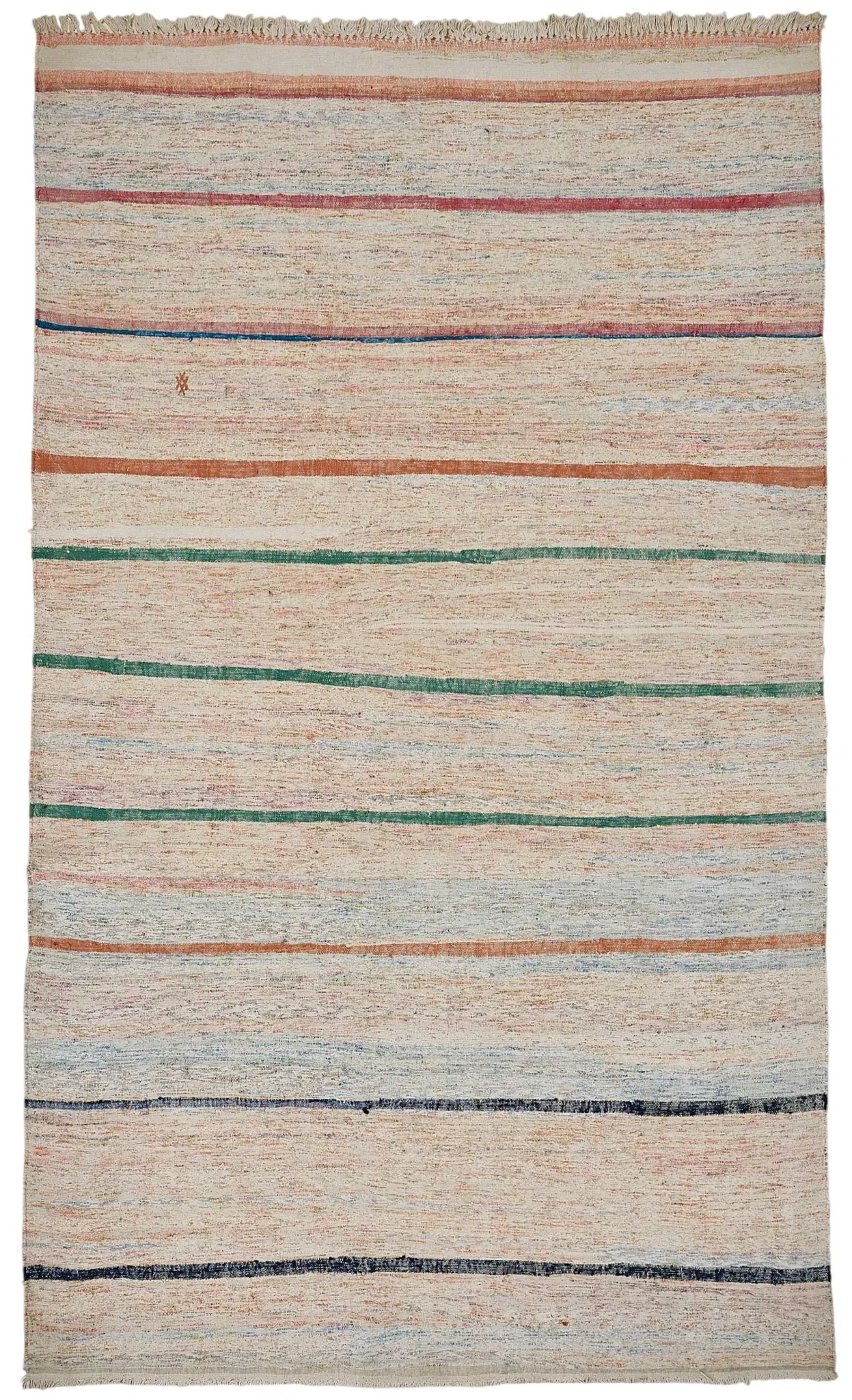 Turkish Handwoven Flatweave Chaput Kilim 188 cm x 323 cm
