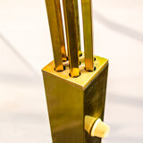 Brass floor lamp with seven lights Italy 70s