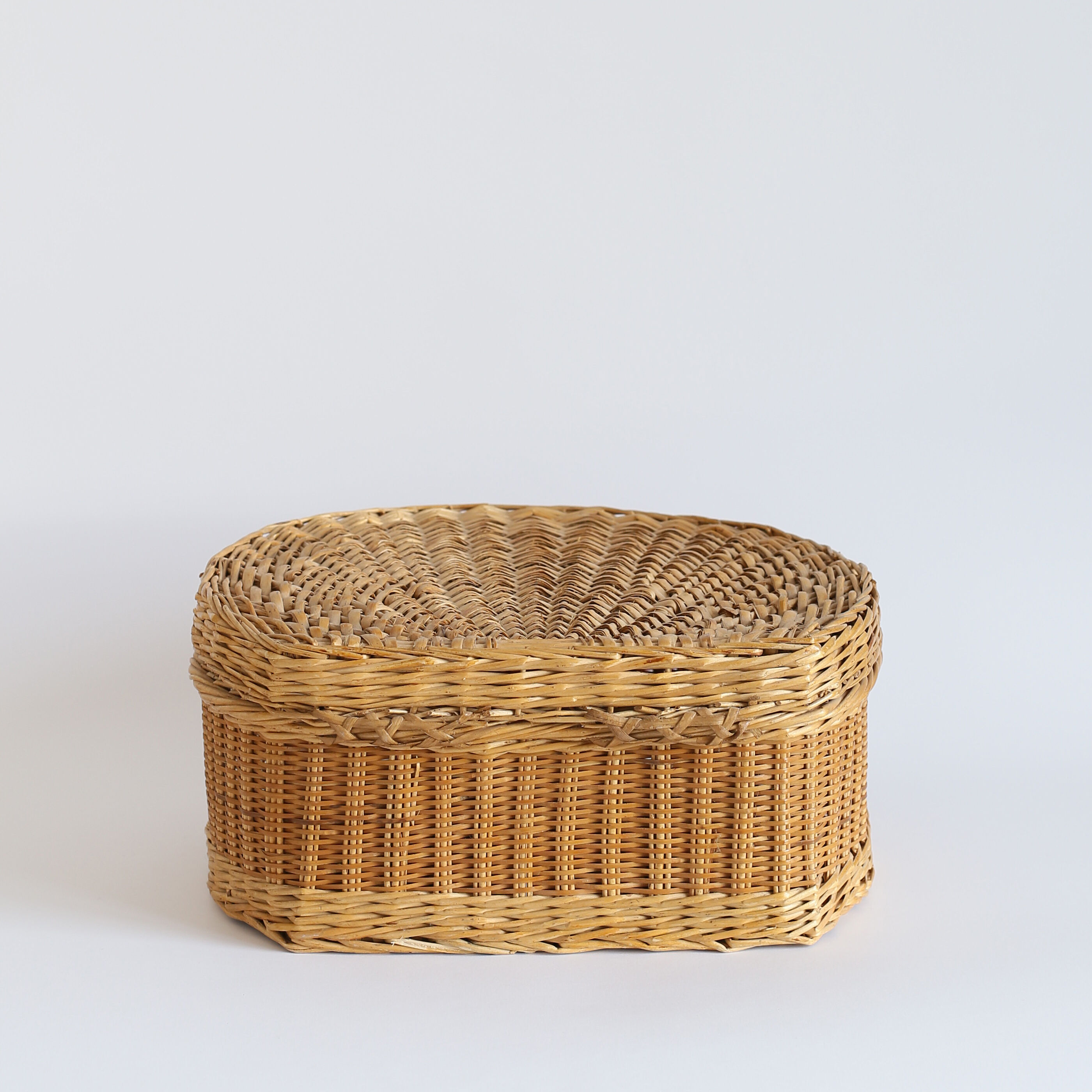 Wicker suitcase