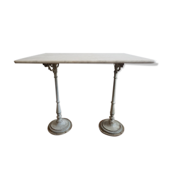 Table bistrot en marbre
