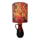 Lampe vase upcyclée des années 70 de Bay Keramik