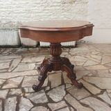Table guéridon violonné acajou époque xix