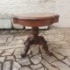Mahogany violin pedestal table, 19th century