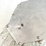 Wall lamp glass, brass, 50s