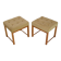 Pair of mid-century footstools 1960's
