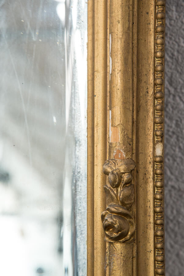 Old gold mirror, 66x100cm