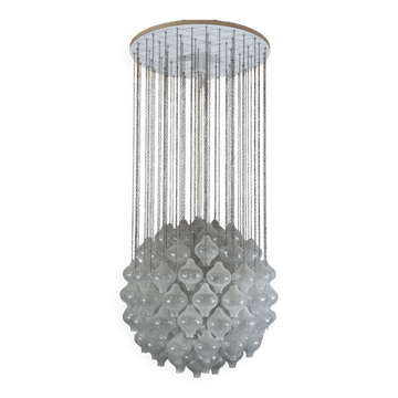 1960s 197070s Tulip Chandelier by J.T. Kalmar for Kalmar Austria