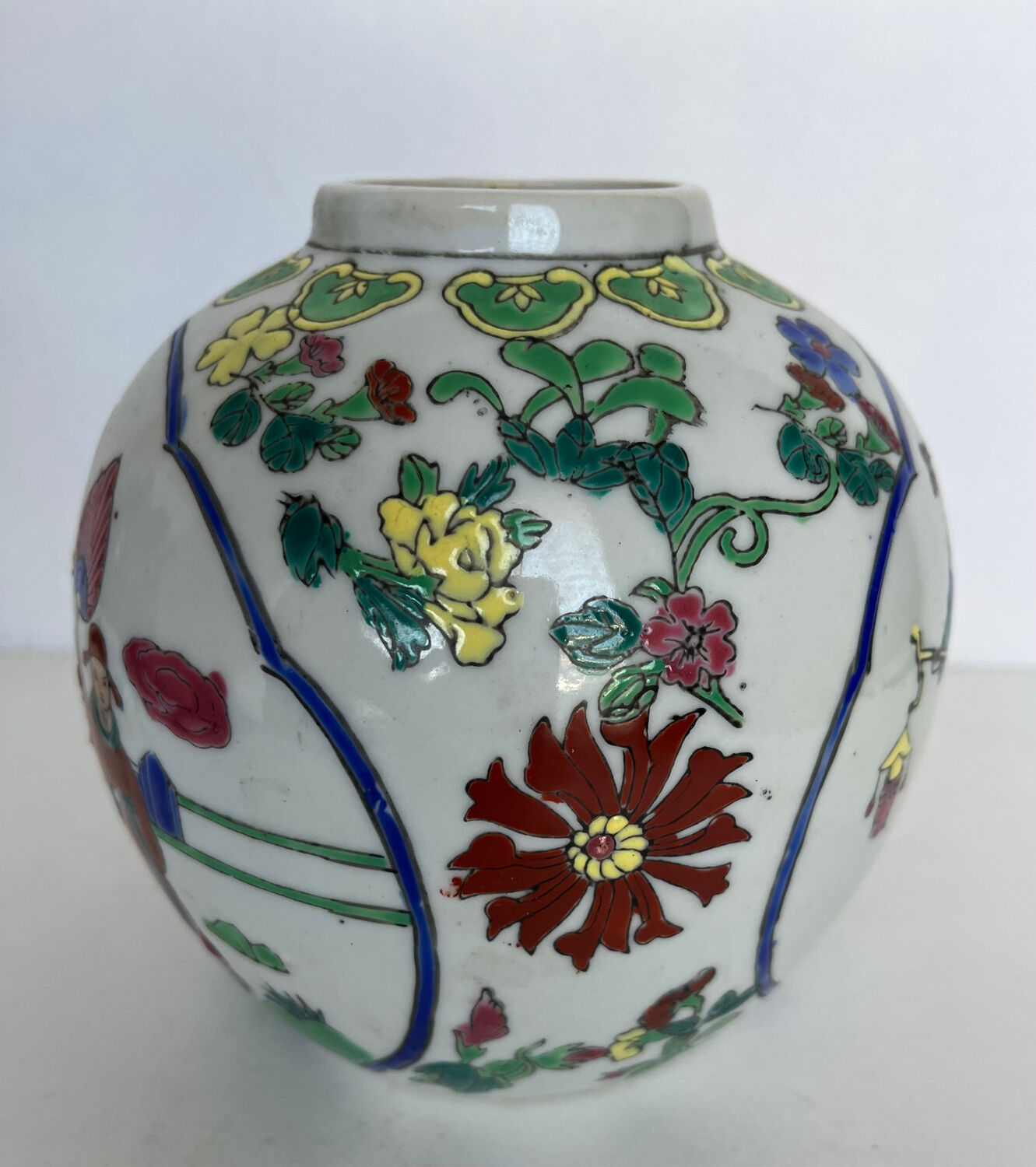 Pot à gingembre en faïence