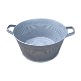 Bassine ancienne en zinc