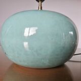 Ceramic and brass lamp