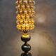Lampe de style barbier, laiton et bronze  1960/75