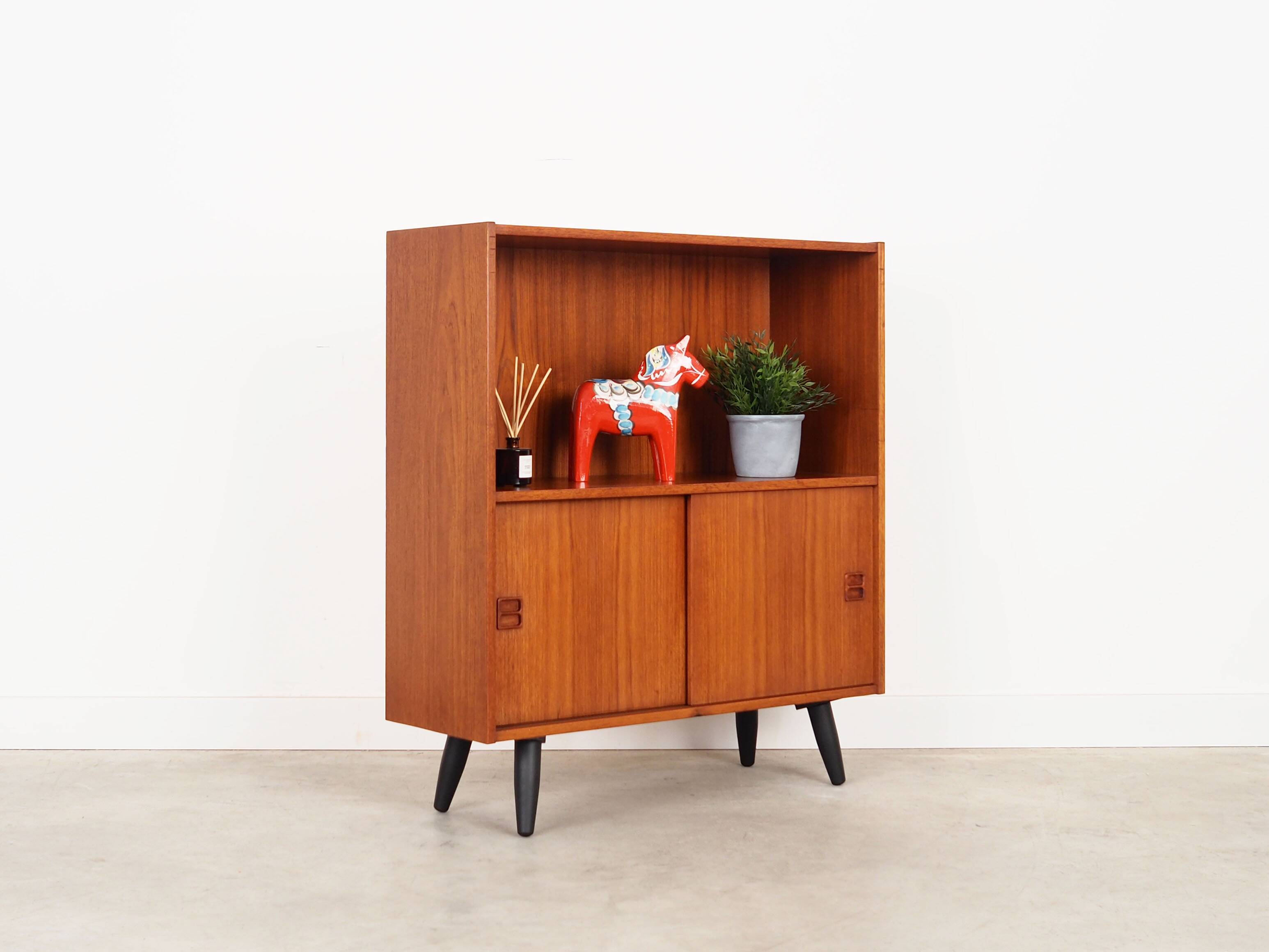 Teak bookcase, Danish design, 1970s, production: Denmark
