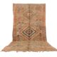 Peach Vintage Boujaad Rug 181 x 366 cm - Antique Rug - Berber wool rug