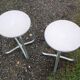 Paire de tabourets industriels