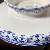4 Assorted plates from Longwy and Moustiers