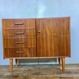 Buffet vintage retro 1950 feet spindles Scandinavian style