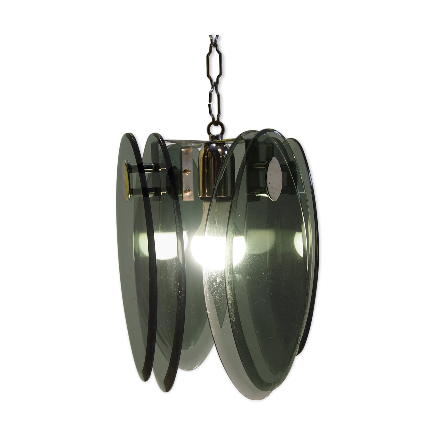 Lustre italien Veca Fontana Arte vintage