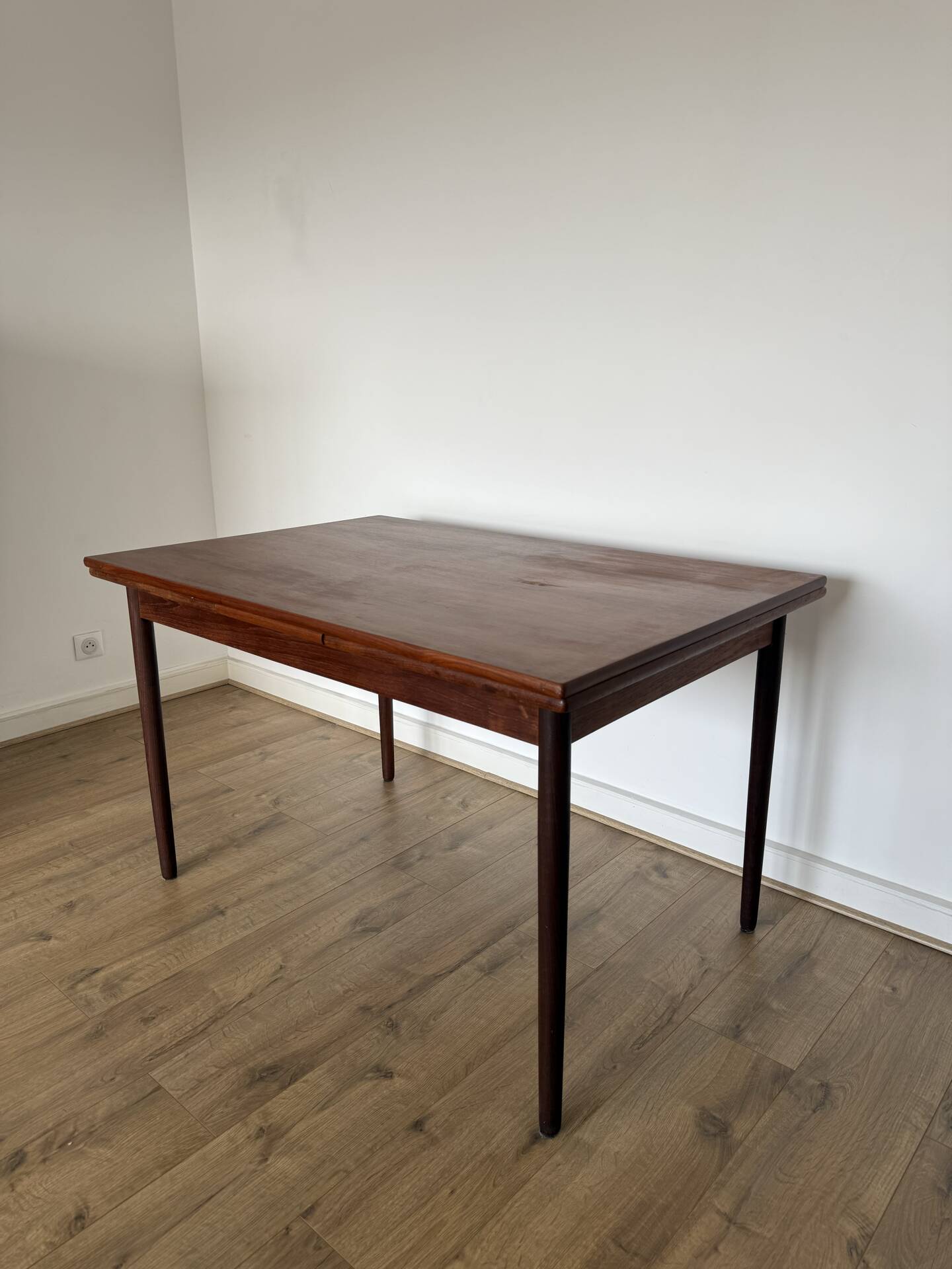 Table à manger extensible scandinave en teck