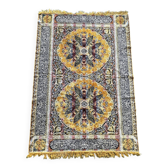 Silky vintage oriental rug 116X168 cm