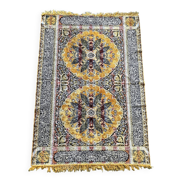 Tapis oriental vintage soyeux 116X168 cm