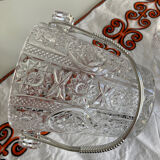 Chiseled Glass Ice Bucket