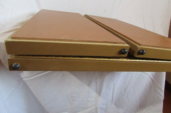 Mirror to ask triptych gilt frame 72x50cm