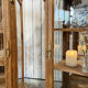Lot de 2 Vitrines art déco bois massif