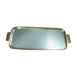 plateau art déco aluminium miroir