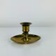 Vintage brass candlestick, rat of the cellar.