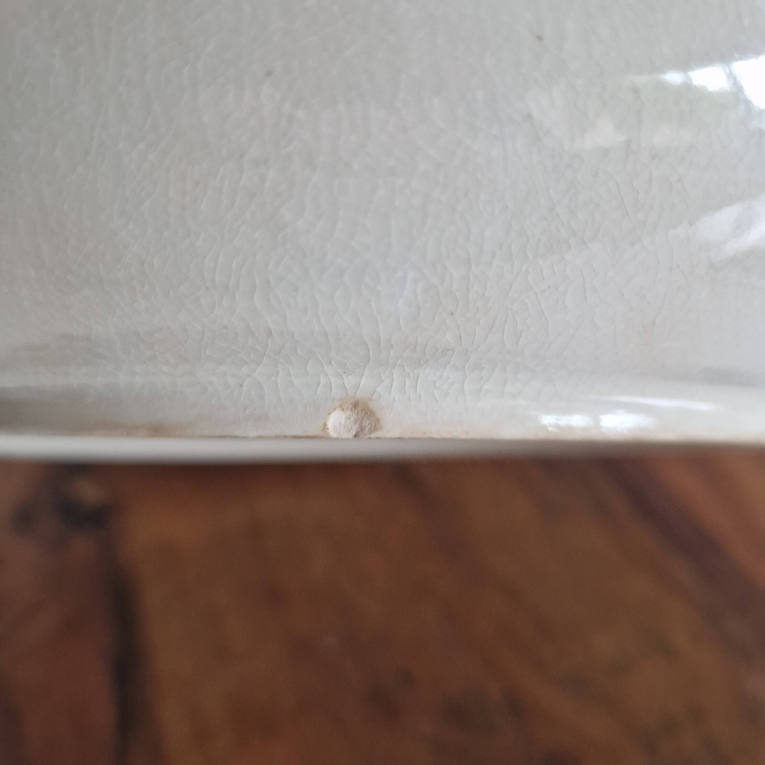 Iron earth soup tureen or vegetable dish bourgeois paris store model vieux lille blue garlands