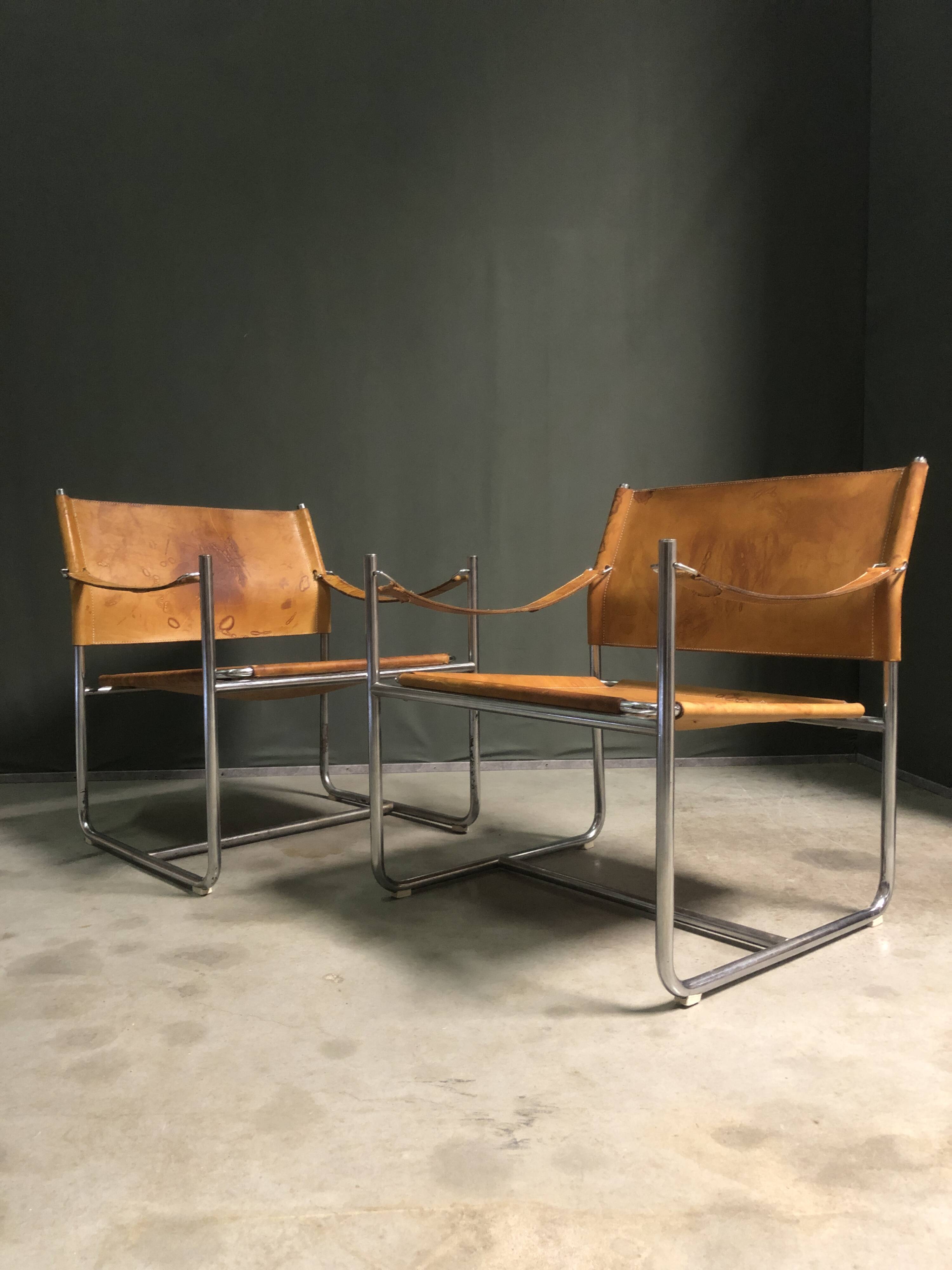 2 X fauteuils lounge Amiral de Karin Mobring, années 1970.