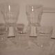 Set of 5 water glasses 60-70s