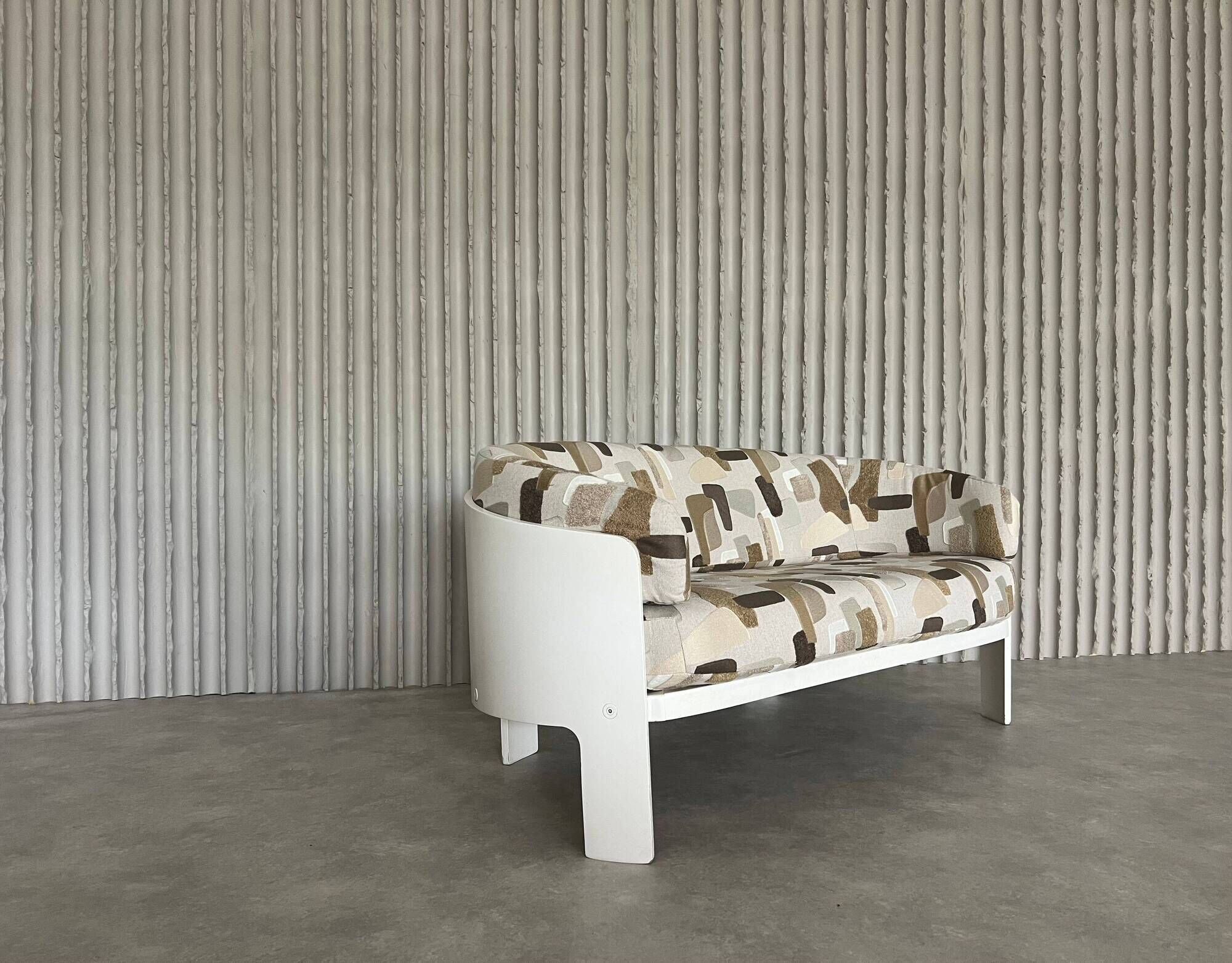 Rare "BZ48" sofa by Hans Ell for Spectrum – newly upholstered