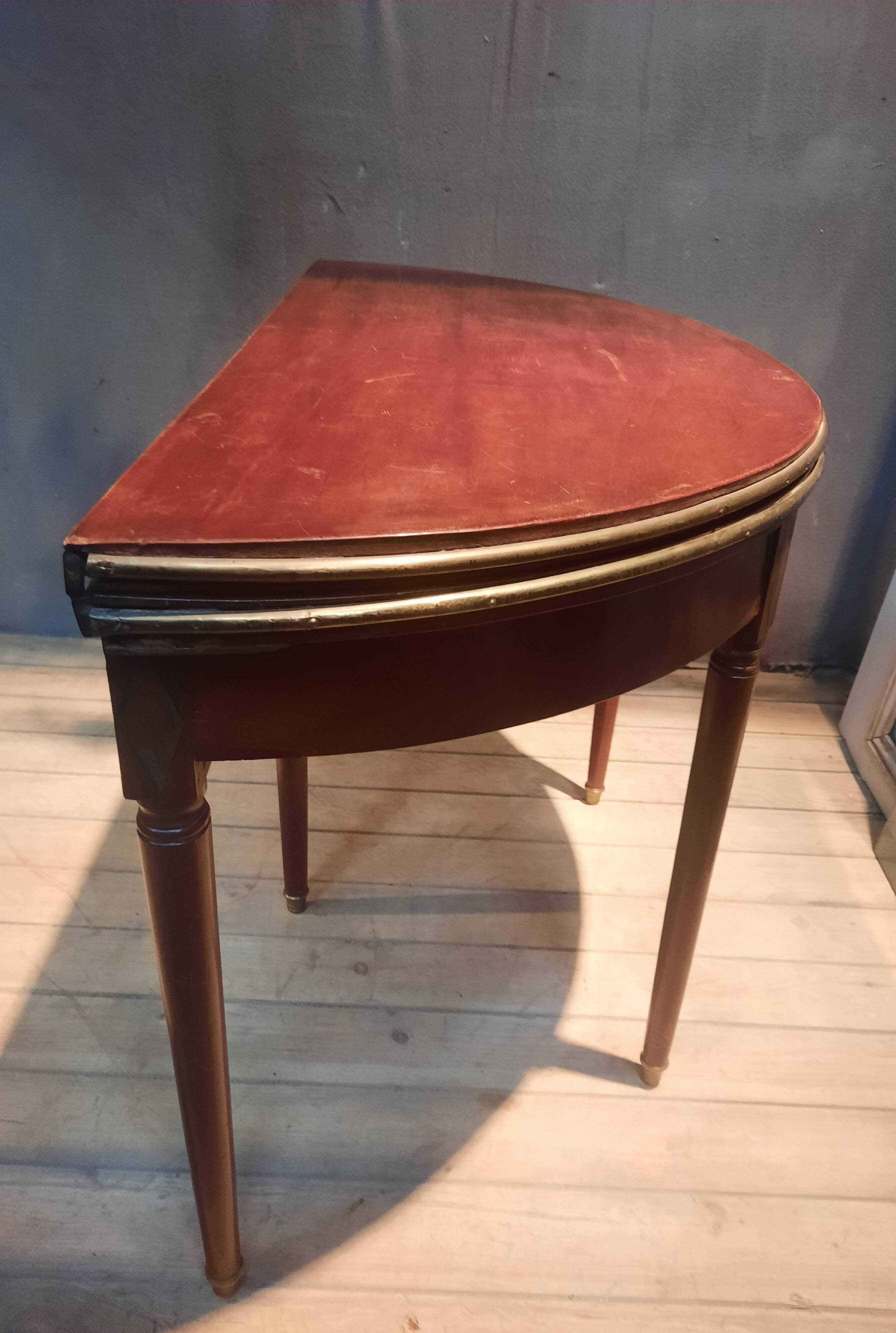 Eighteenth-century "half-moon" table