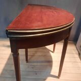 Eighteenth-century "half-moon" table