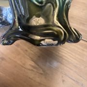 Vase art déco en barbotine signé A.G de Bruyn